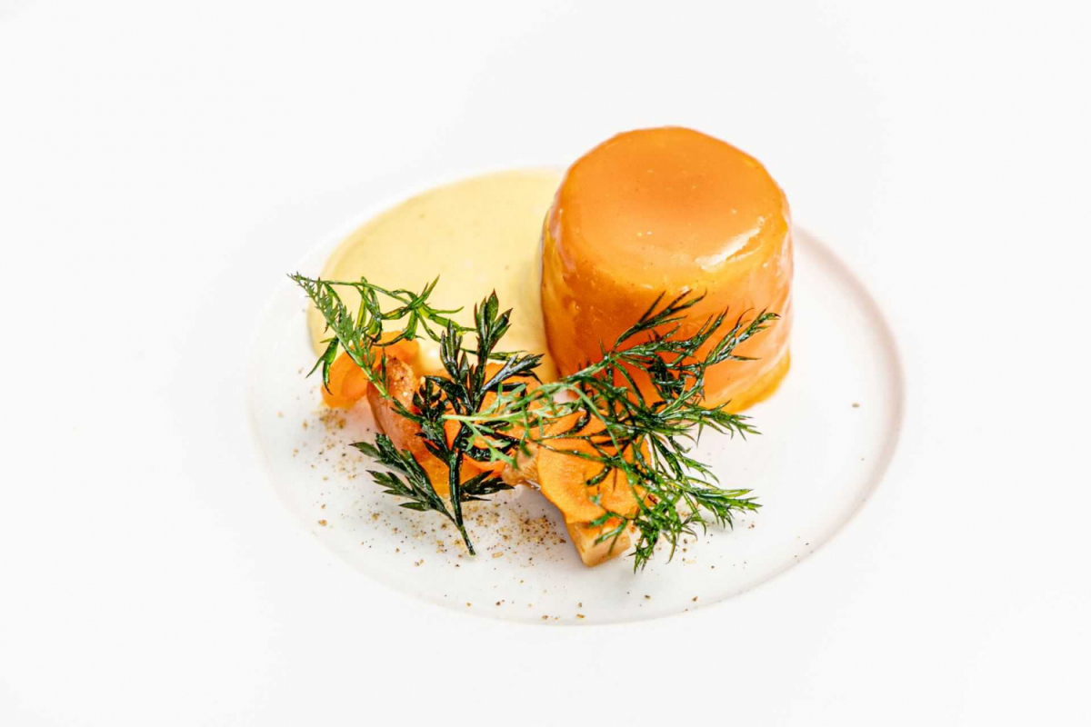 Clafoutis marchewkowe z masłem
