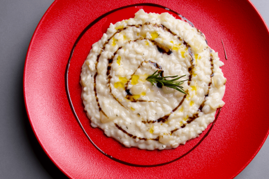 Risotto z gruszkami i gorgonzolą